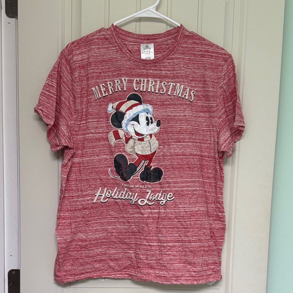 Disney Parks Red Merry Christmas T-Shirt